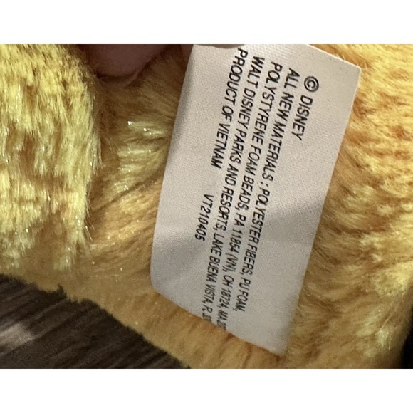 PLUTO Plush Disney Store Genuine Authentic Dog Stuffed Animal Floppy Beans 16" - Picture 8 of 10